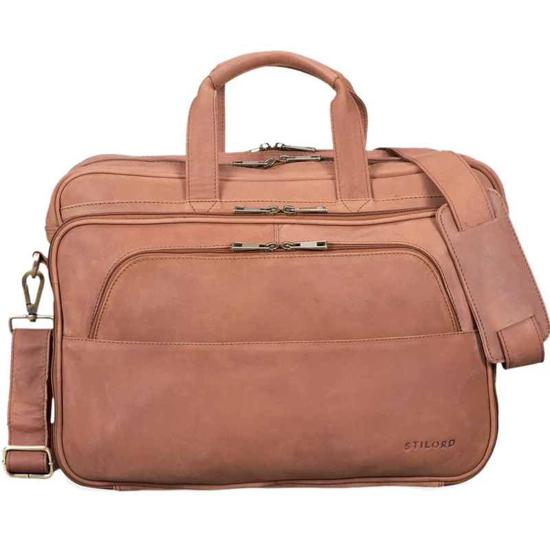 "Artemis" Vintage Lehrertasche Leder Aktentasche