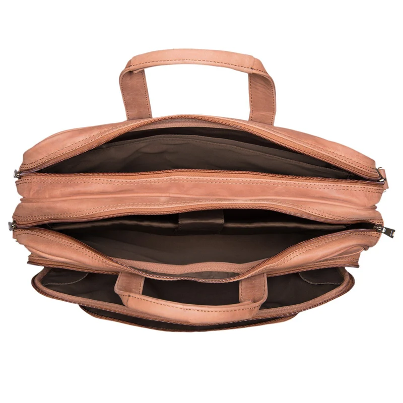 "Artemis" Vintage Lehrertasche Leder Aktentasche