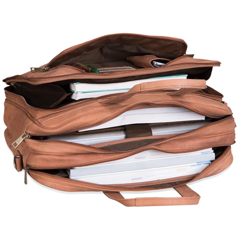 "Artemis" Vintage Lehrertasche Leder Aktentasche