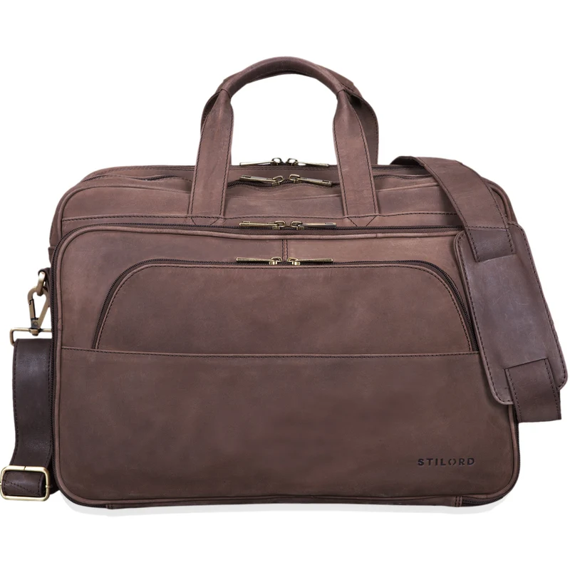 "Artemis" Vintage Lehrertasche Leder Aktentasche