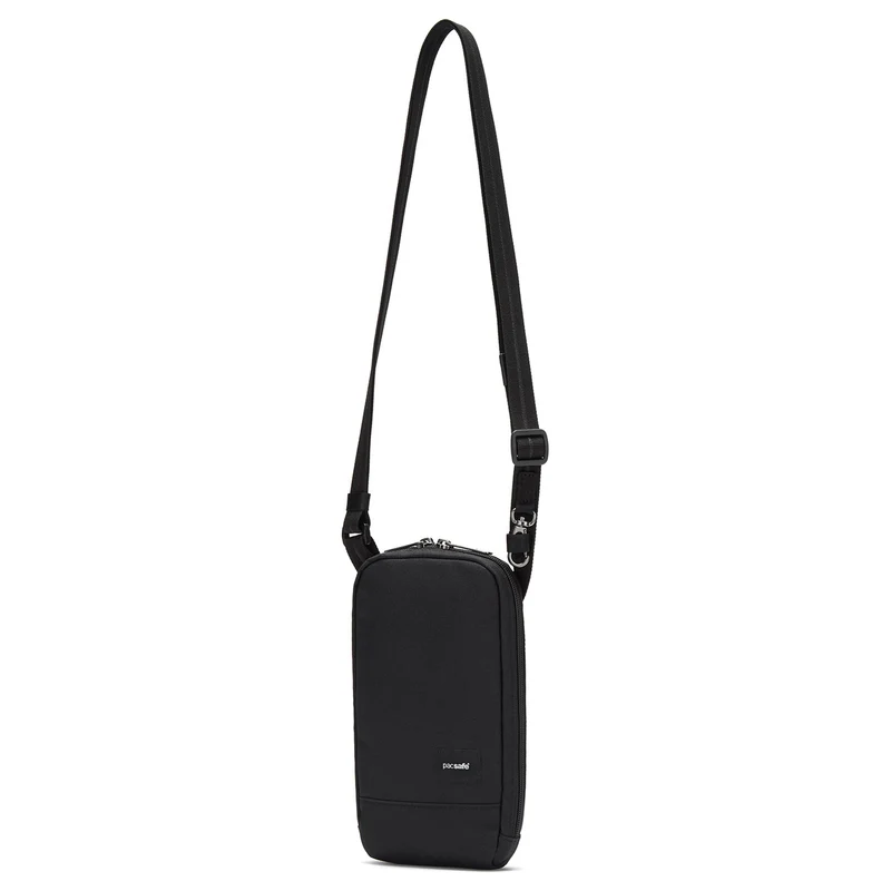 pacsafe RFIDsafe Tech Crossbody - Umhängetasche 22 cm (jet black)