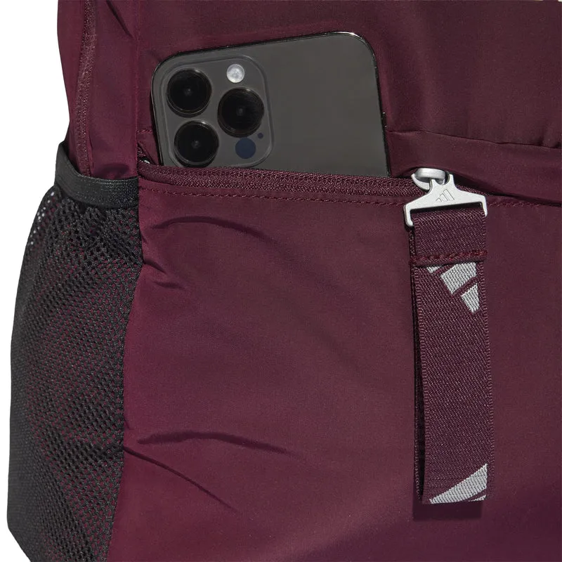 adidas Sport Backpack - Rucksack (maroon/silver met.)