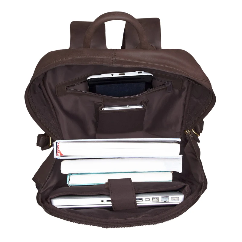 "Marco" Uni Rucksack Leder Vintage
