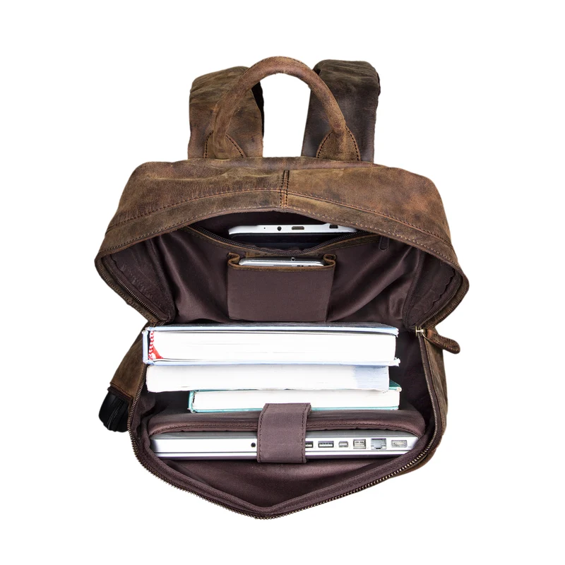 "Marco" Uni Rucksack Leder Vintage