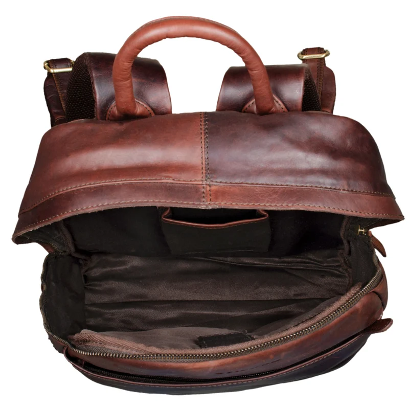 "Marco" Uni Rucksack Leder Vintage