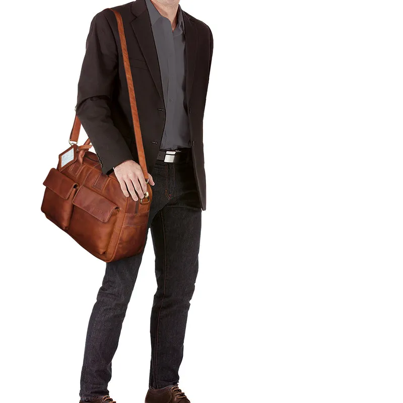"Carlo" Laptoptasche Leder Herren