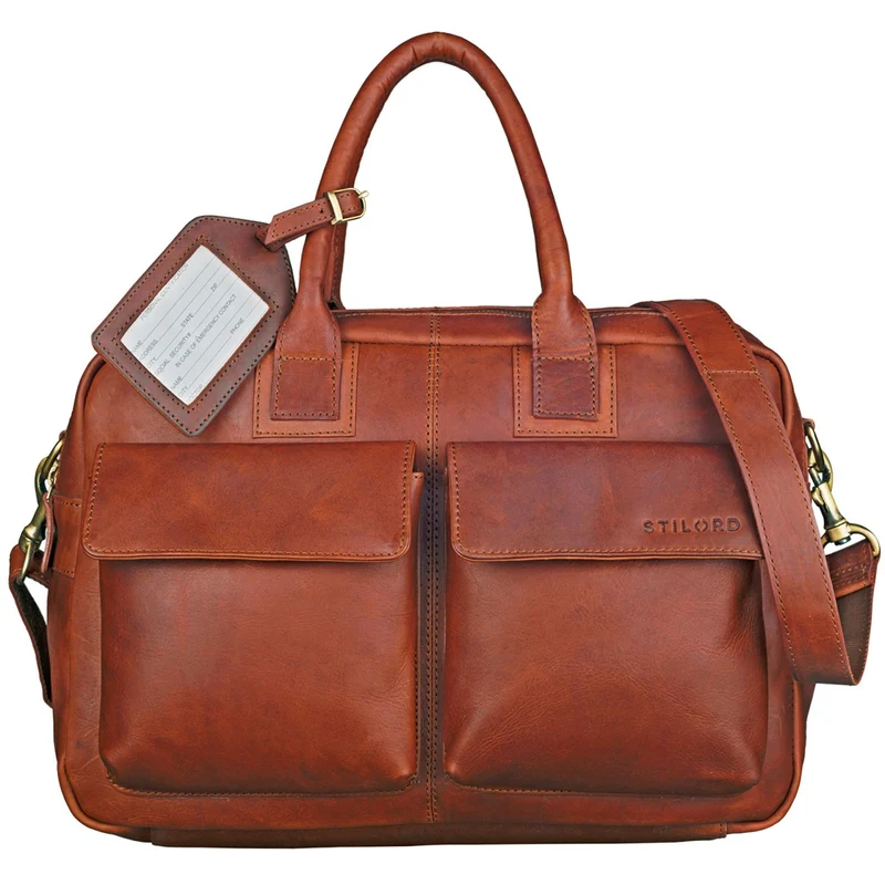 "Carlo" Laptoptasche Leder Herren