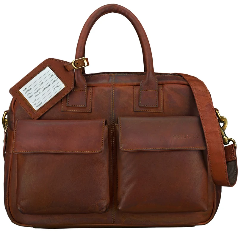 "Carlo" Laptoptasche Leder Herren