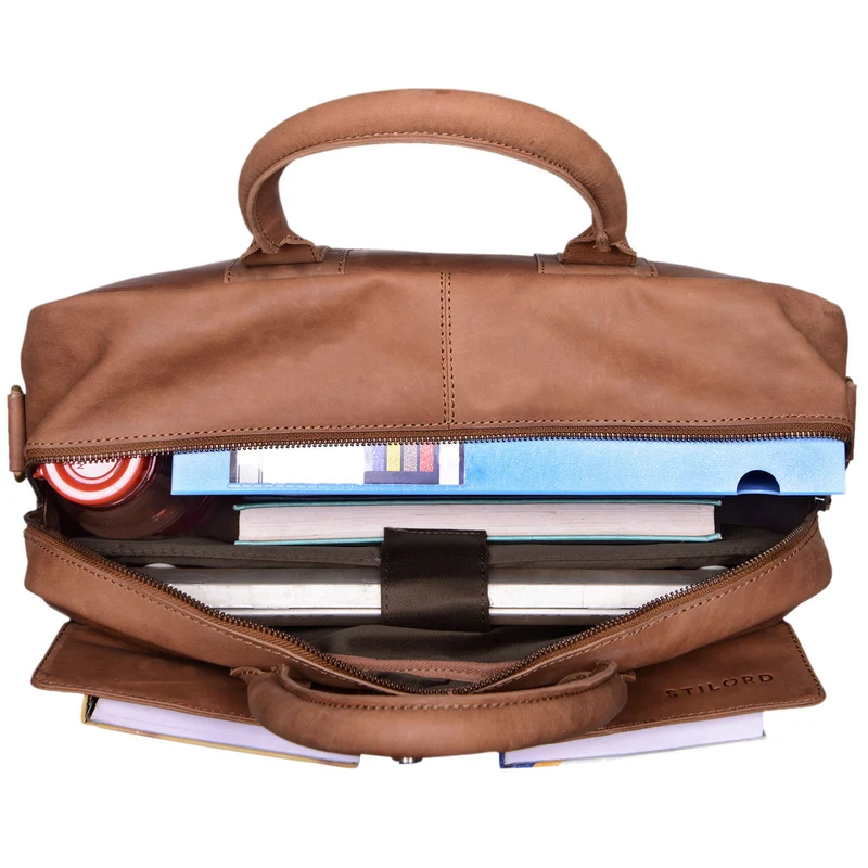"Carlo" Laptoptasche Leder Herren