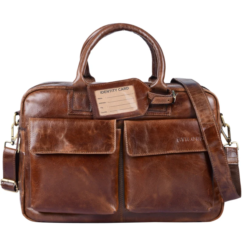 "Carlo" Laptoptasche Leder Herren