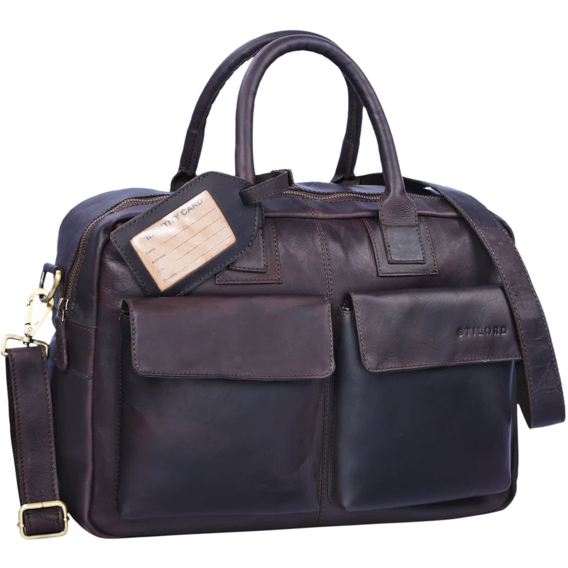 "Carlo" Laptoptasche Leder Herren