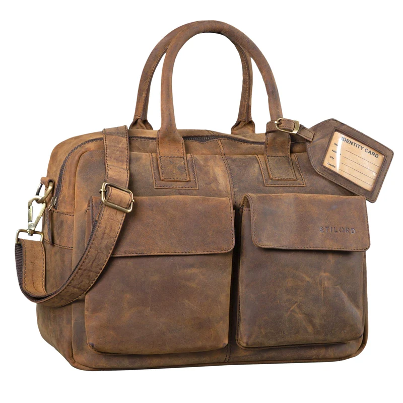 "Carlo" Laptoptasche Leder Herren