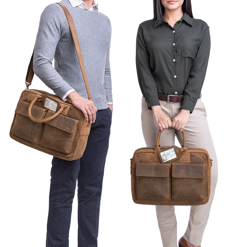 "Carlo" Laptoptasche Leder Herren