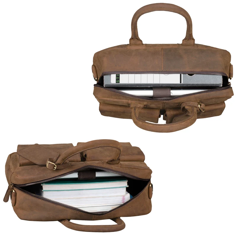 "Carlo" Laptoptasche Leder Herren