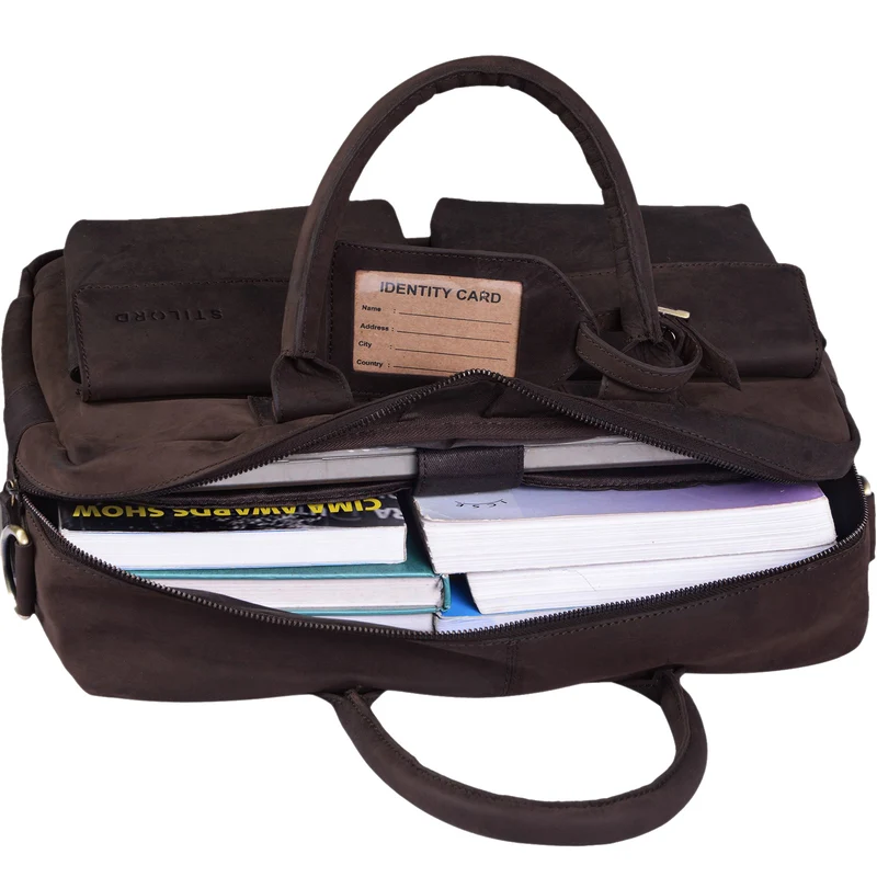 "Carlo" Laptoptasche Leder Herren