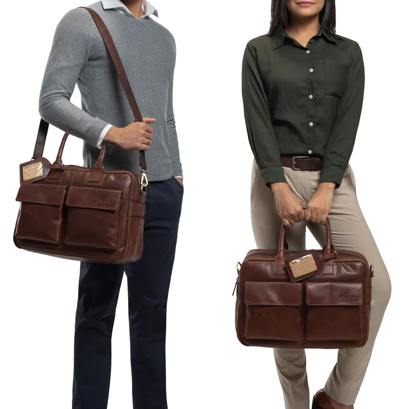 "Carlo" Laptoptasche Leder Herren