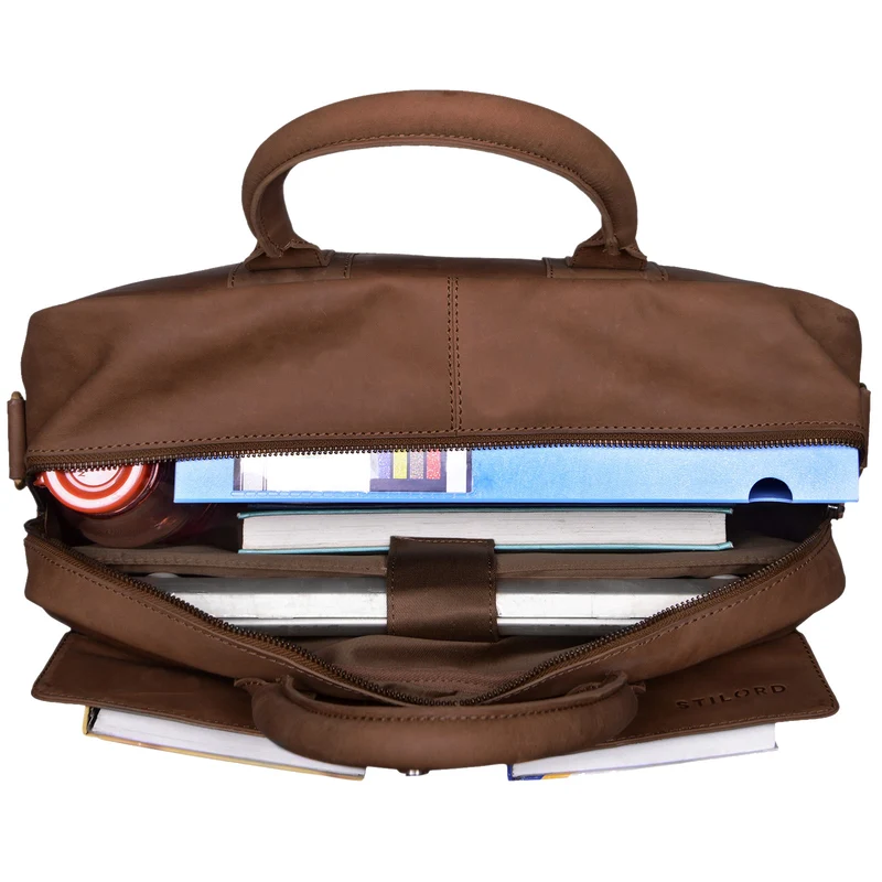 "Carlo" Laptoptasche Leder Herren