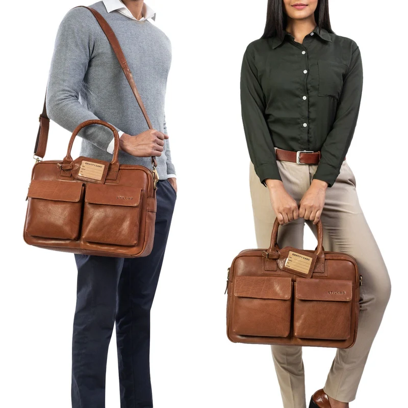 "Carlo" Laptoptasche Leder Herren