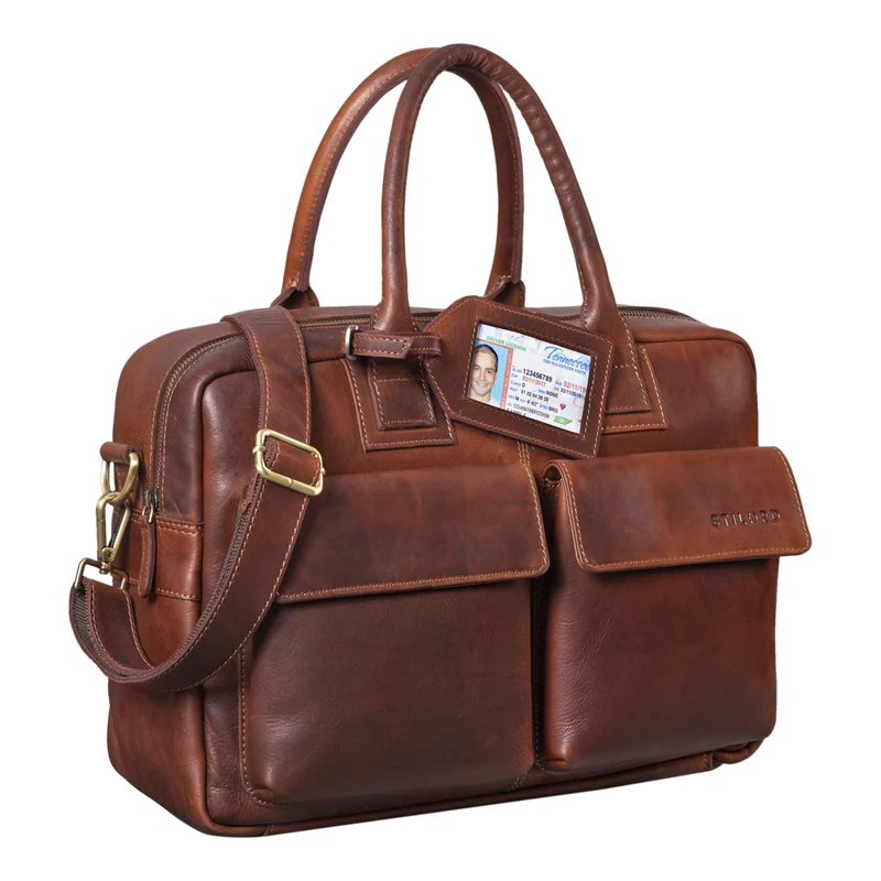 "Carlo" Laptoptasche Leder Herren
