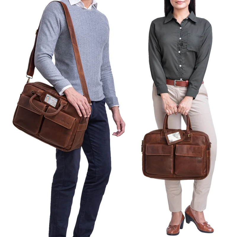 "Carlo" Laptoptasche Leder Herren