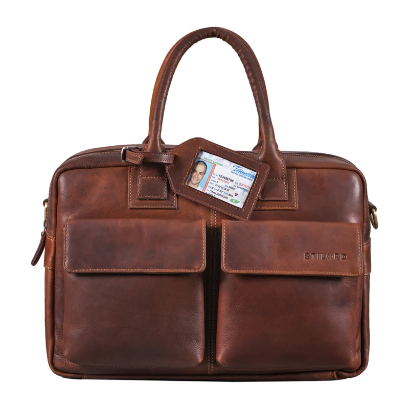 "Carlo" Laptoptasche Leder Herren