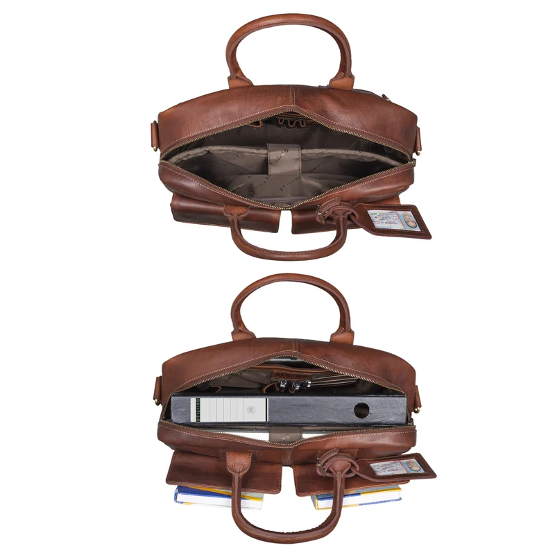 "Carlo" Laptoptasche Leder Herren
