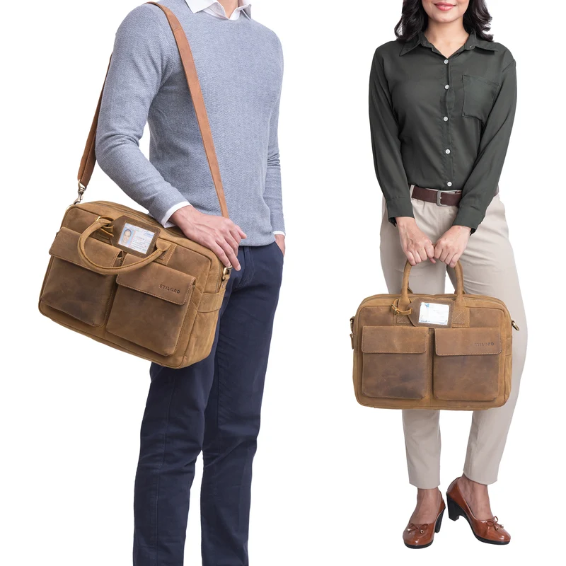 "Carlo" Laptoptasche Leder Herren