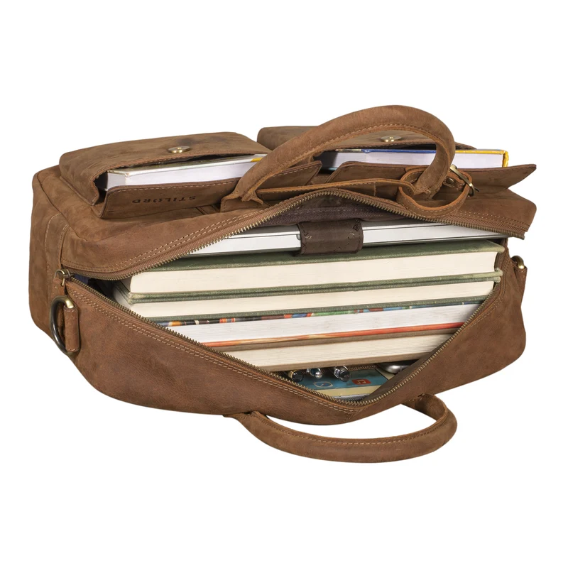 "Carlo" Laptoptasche Leder Herren