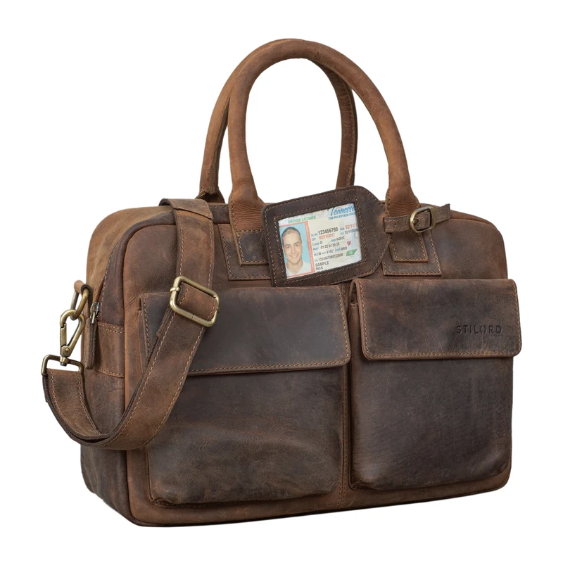 "Carlo" Laptoptasche Leder Herren