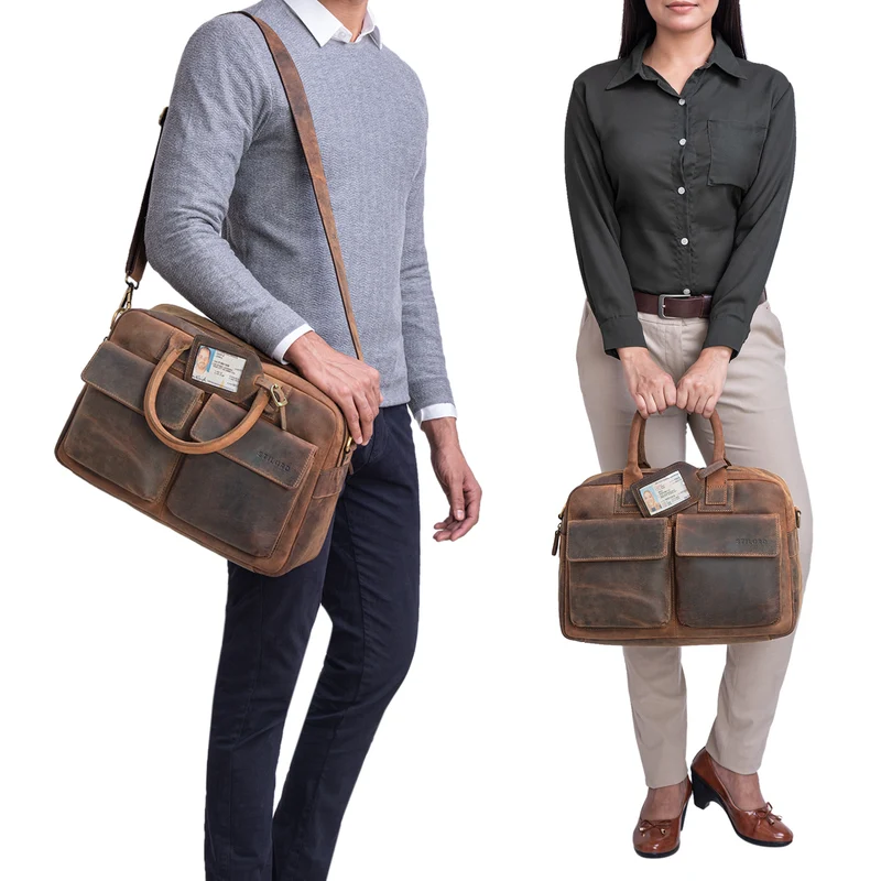 "Carlo" Laptoptasche Leder Herren