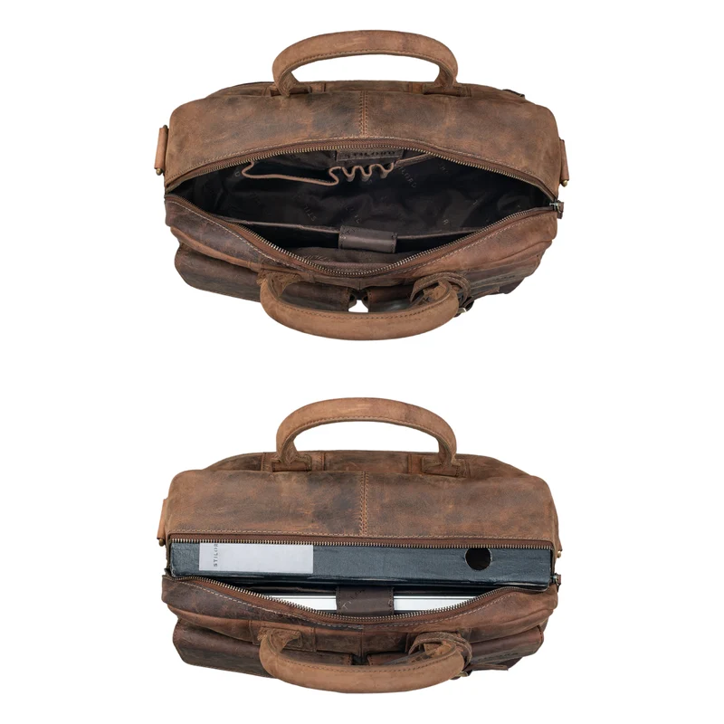 "Carlo" Laptoptasche Leder Herren