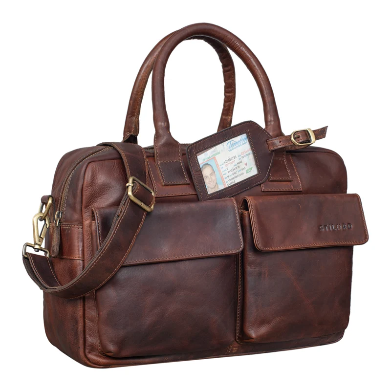 "Carlo" Laptoptasche Leder Herren