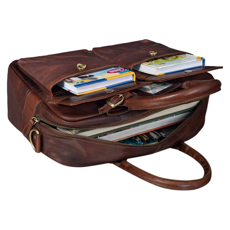 "Carlo" Laptoptasche Leder Herren
