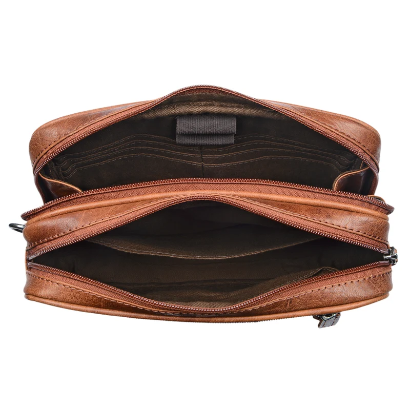 "Nero" Vintage Handgelenktasche Clutch Herren Echtleder