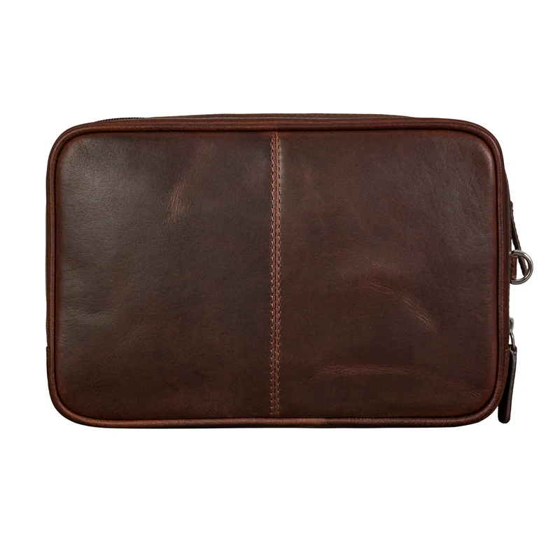 "Nero" Vintage Handgelenktasche Clutch Herren Echtleder