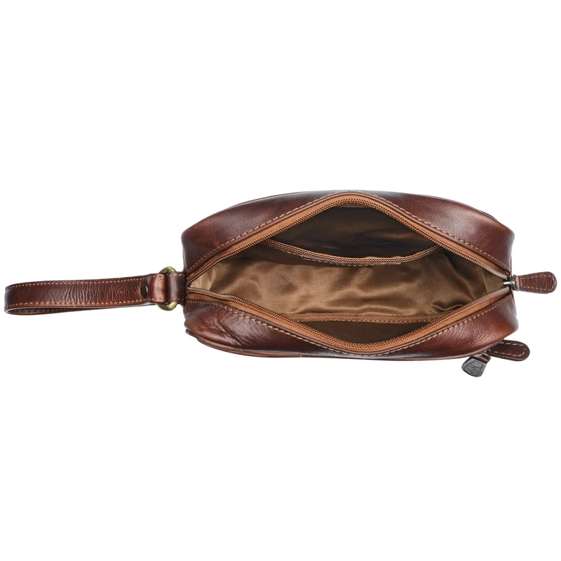 "Valerio" Handgelenktasche Herren Leder