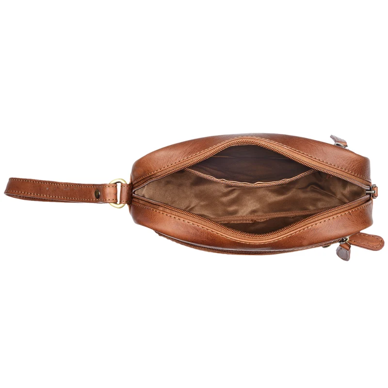 "Valerio" Handgelenktasche Herren Leder