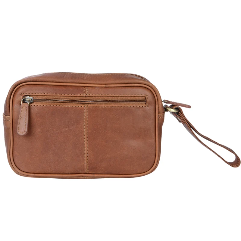 "Valerio" Handgelenktasche Herren Leder