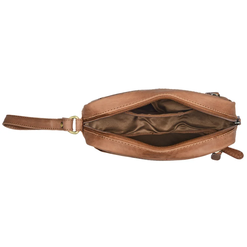 "Valerio" Handgelenktasche Herren Leder