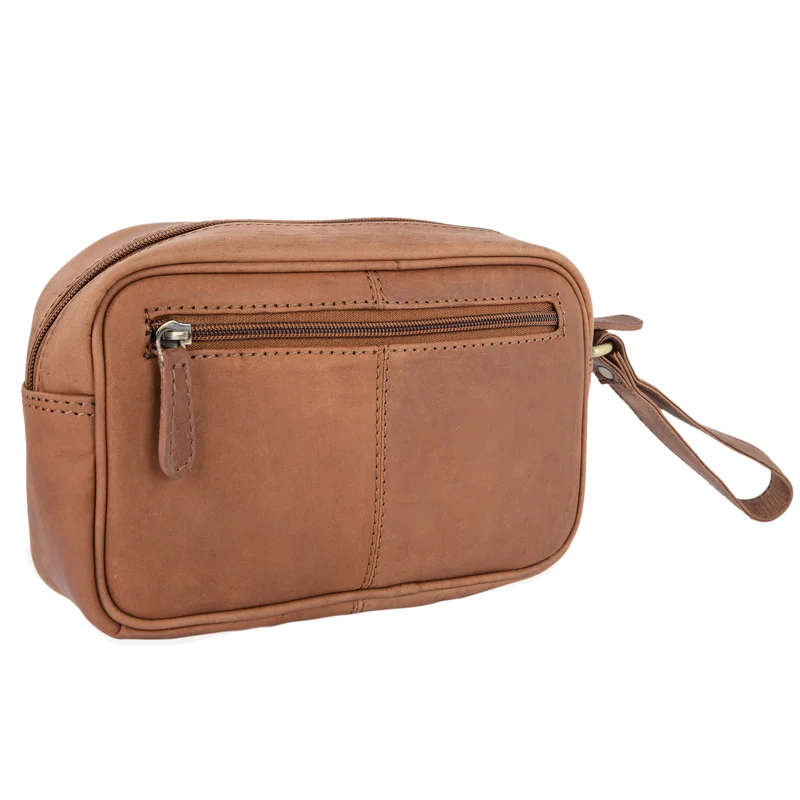 "Valerio" Handgelenktasche Herren Leder