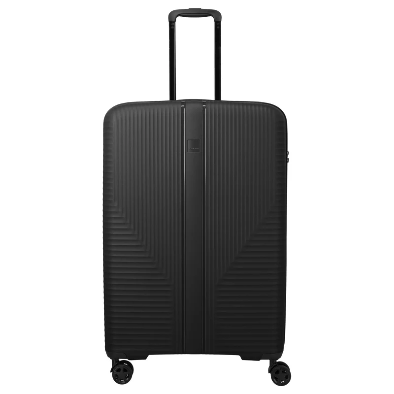 Travelite Air Stripe - 4-Rollen-Trolley Set 3tlg. erw. L/M/S (Slim) (black)
