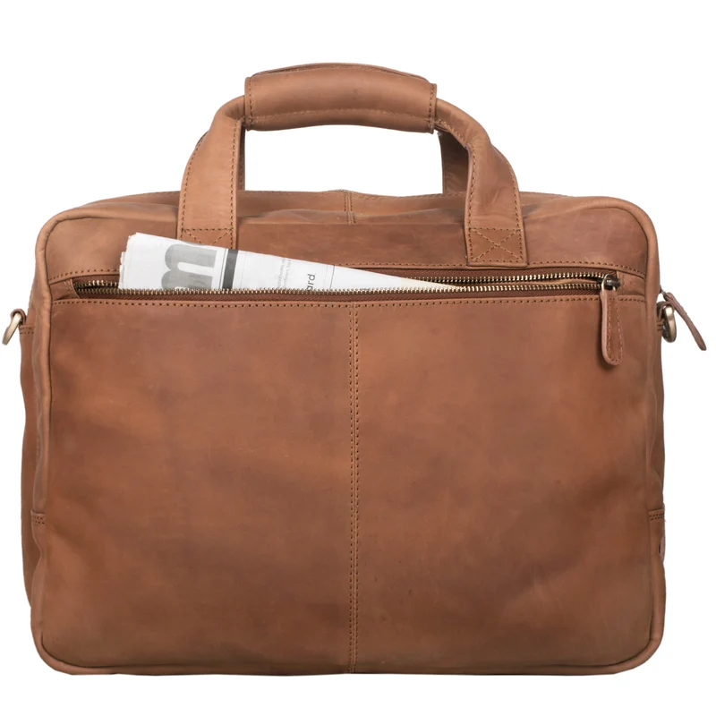 "Explorer" Lehrertasche Leder Herren Damen 10 Fächer