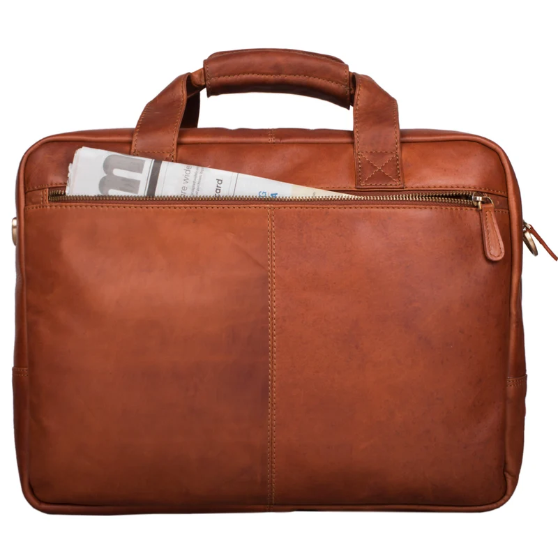 "Explorer" Lehrertasche Leder Herren Damen 10 Fächer