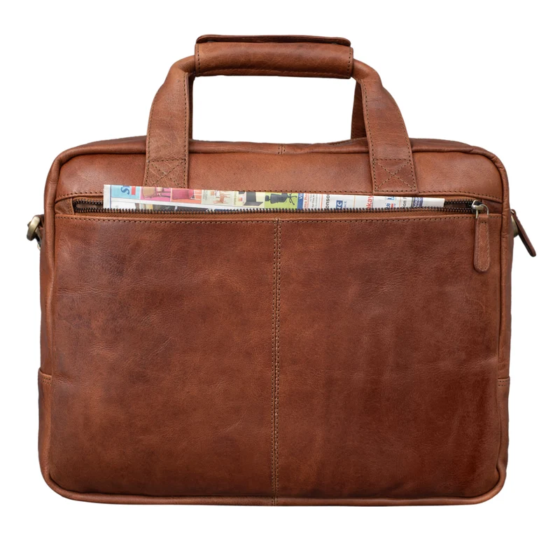 "Explorer" Lehrertasche Leder Herren Damen 10 Fächer