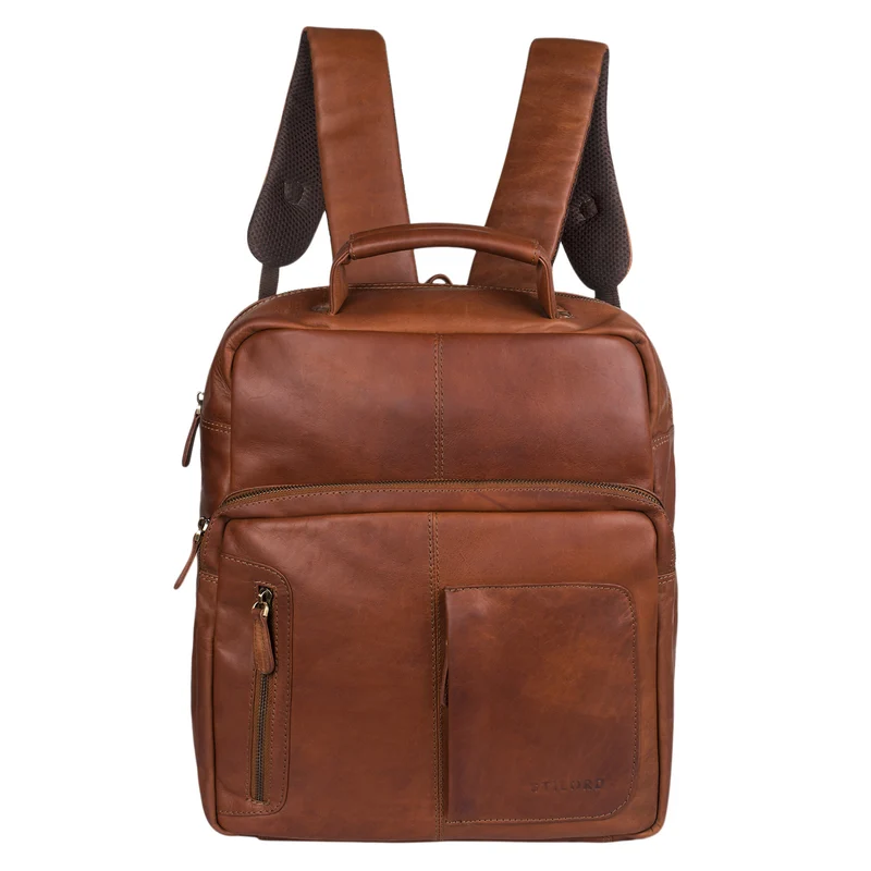 "Toni" Vintage Leder Rucksack groß