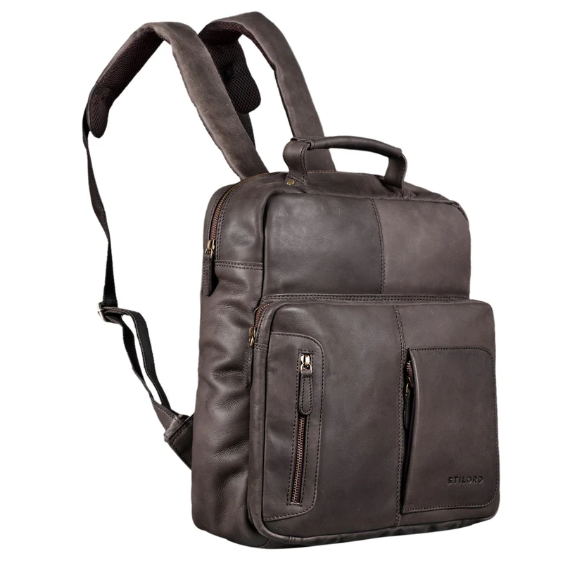 "Toni" Vintage Leder Rucksack groß