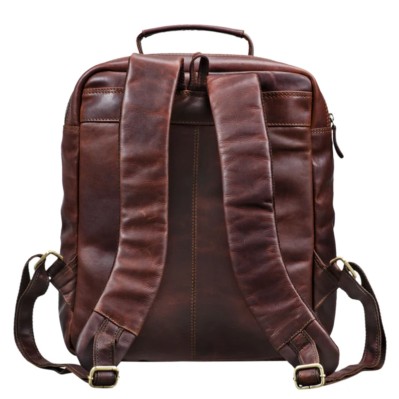 "Toni" Vintage Leder Rucksack groß