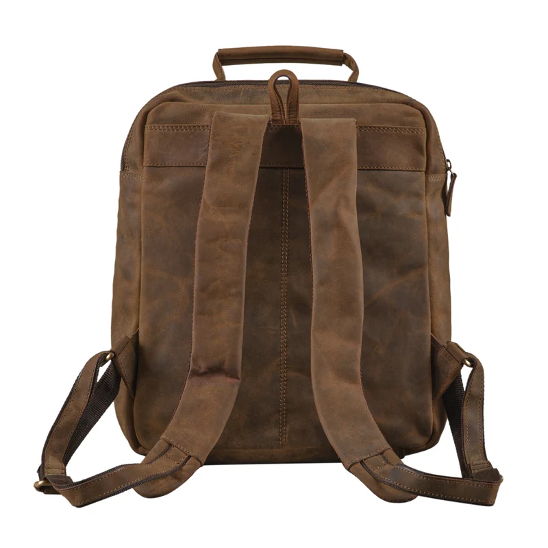 "Toni" Vintage Leder Rucksack groß