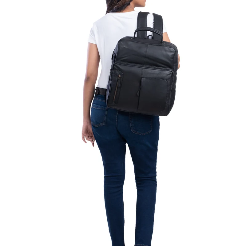 "Toni" Vintage Leder Rucksack groß
