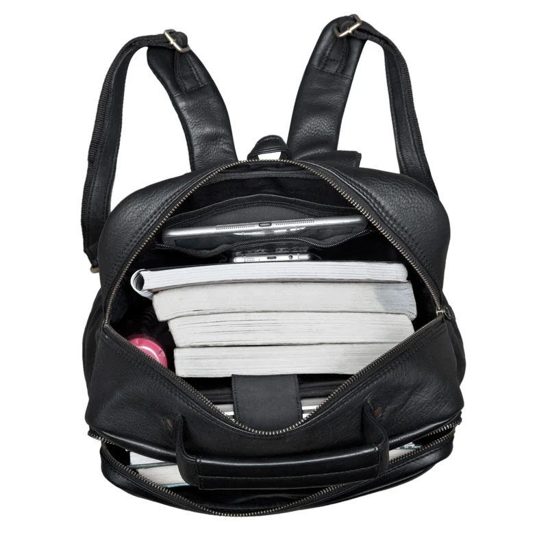 "Toni" Vintage Leder Rucksack groß